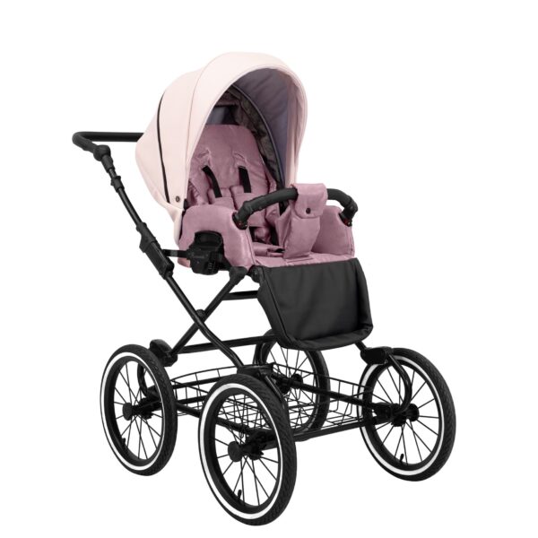 Classico ROMANTIC Kinderwagen | 2 in 1 SET mit Babywanne + Sportwagen + Zubehör – Bild 62