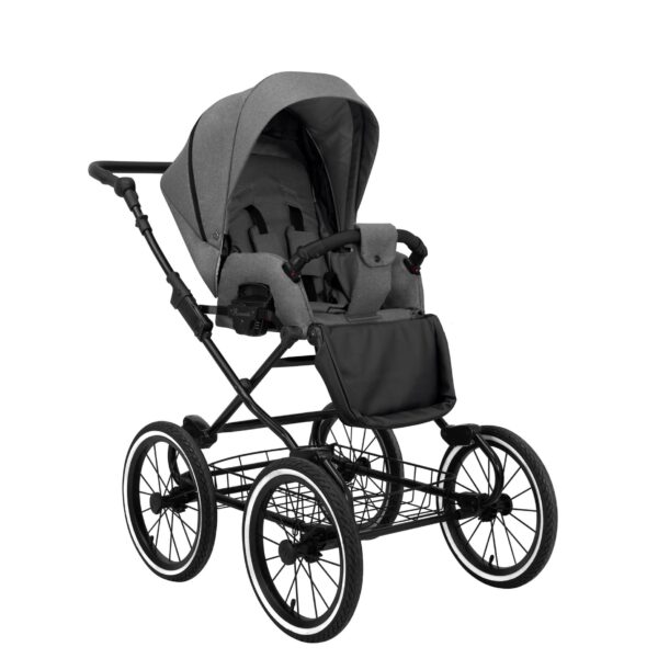 Classico ROMANTIC Kinderwagen | 2 in 1 SET mit Babywanne + Sportwagen + Zubehör – Bild 29