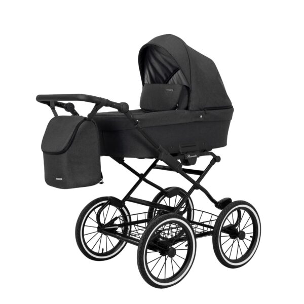 Classico ROMANTIC Kinderwagen | 2 in 1 SET mit Babywanne + Sportwagen + Zubehör – Bild 40