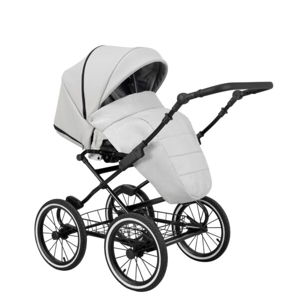 Classico ROMANTIC Kinderwagen | 2 in 1 SET mit Babywanne + Sportwagen + Zubehör – Bild 23