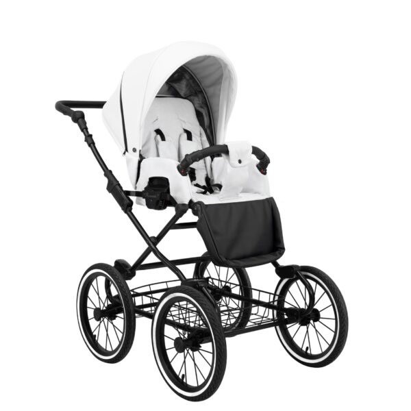 Classico ROMANTIC Kinderwagen | 2 in 1 SET mit Babywanne + Sportwagen + Zubehör – Bild 9