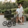 NATURKIND IDA Kinderwagen mit Babykorb aus Stoff+ Sportsitz | Bio Klassiker aus Österreich – Bild 47