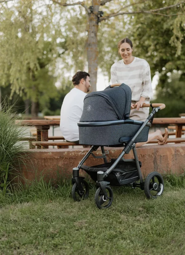 Naturkind Lux Evo | BIO Kinderwagen mit Babykorb + Sportwagen | nachhaltig & schadstofffrei – Bild 30