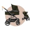 Naturkind Lux Evo | BIO Kinderwagen mit Babykorb + Sportwagen | nachhaltig & schadstofffrei