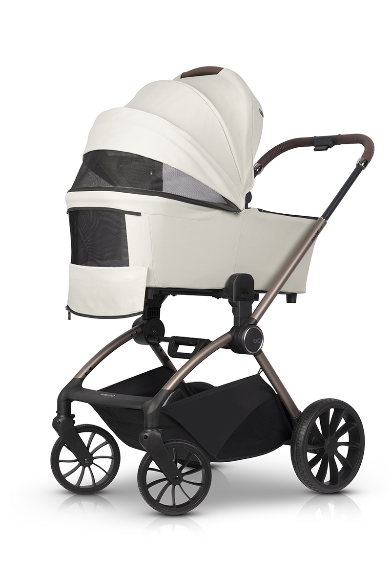 GIRO | Kinderwagen MEGASET: Babywanne + Sportsitz + Gestell+ Autoschale + drehbare Isofix + Wickeltasche – Bild 95