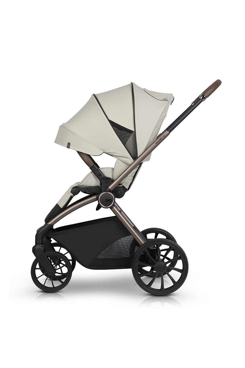 GIRO | Kinderwagen MEGASET: Babywanne + Sportsitz + Gestell+ Autoschale + drehbare Isofix + Wickeltasche – Bild 99
