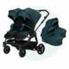 HARTAN TWO SELECT  | Zwillingskinderwagen im SET | ab Geburt bis 4 Jahre