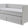 CAROLE Sparset Baby-/ Kinder-/ Jugendzimmer | Bett + Kommode + Schrank + Regal | 4-teilig | Grau – Bild 9