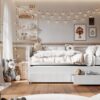 CAROLE Sparset Kinder-/Jugendzimmer 3 teilig, Weiß – Bild 6