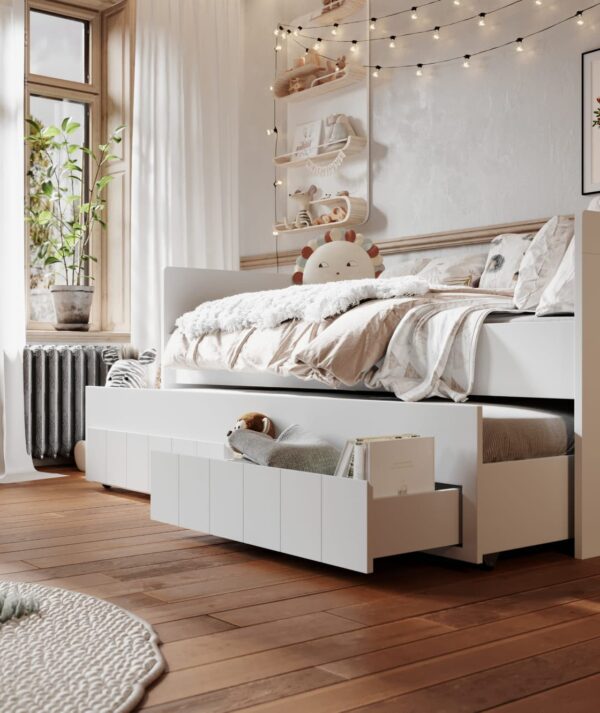 CAROLE Sparset Kinder-/Jugendzimmer 3 teilig, Weiß – Bild 7