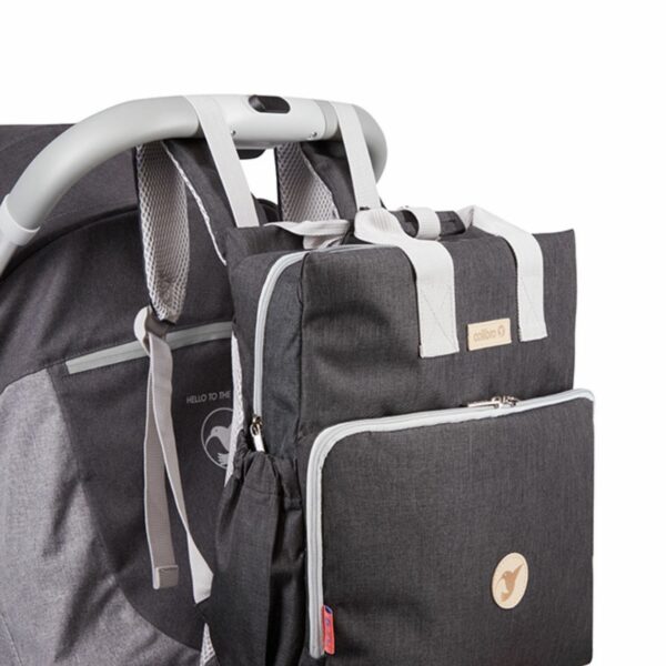 SET: Flexible Babytrage mit Hüftgurt + Wickelrucksack | Colibro – Bild 15