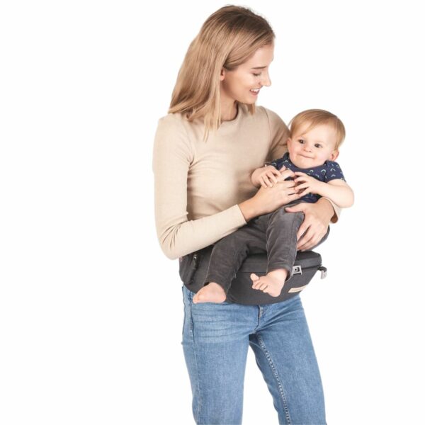 SET: Flexible Babytrage mit Hüftgurt + Wickelrucksack | Colibro – Bild 10