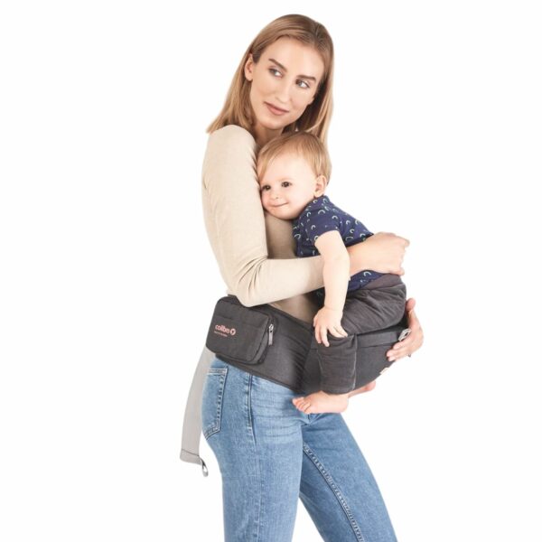 SET: Flexible Babytrage mit Hüftgurt + Wickelrucksack | Colibro – Bild 9