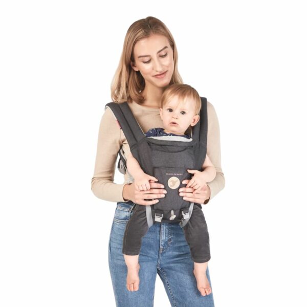 SET: Flexible Babytrage mit Hüftgurt + Wickelrucksack | Colibro – Bild 6