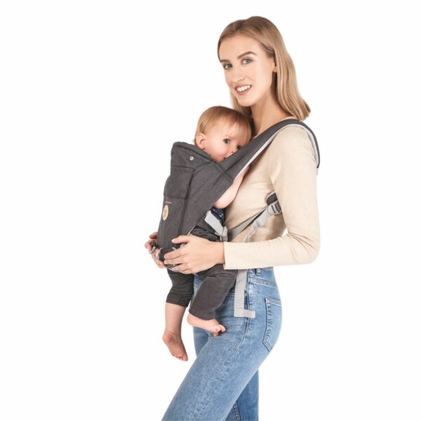 SET: Flexible Babytrage mit Hüftgurt + Wickelrucksack | Colibro – Bild 3