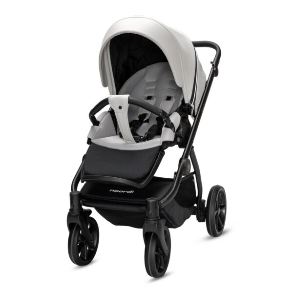 Noordi FJORDI V2 Kinderwagen in ECO LEDER | 2 IN 1 SET MIT BABYWANNE + SPORTWAGEN + Wickeltasche – Bild 13