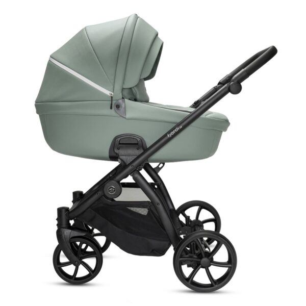 Noordi FJORDI V2 Kinderwagen in ECO LEDER | 2 IN 1 SET MIT BABYWANNE + SPORTWAGEN + Wickeltasche – Bild 42