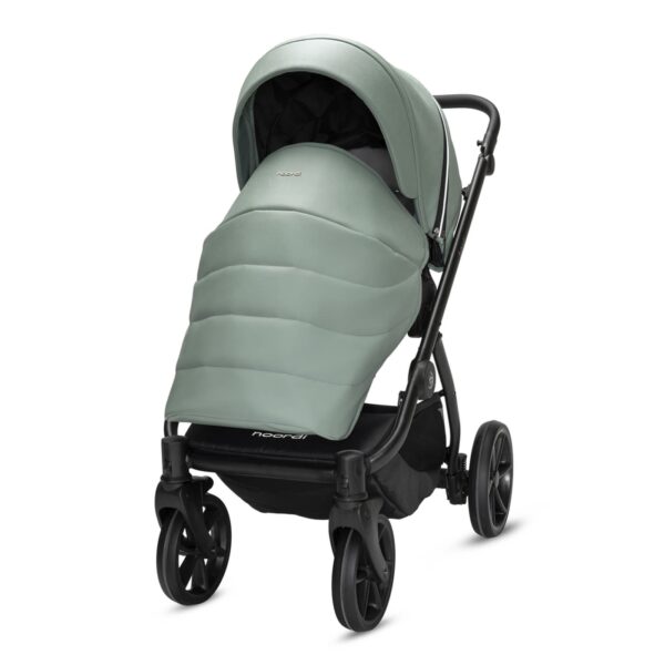 Noordi FJORDI V2 Kinderwagen in ECO LEDER | 2 IN 1 SET MIT BABYWANNE + SPORTWAGEN + Wickeltasche – Bild 45