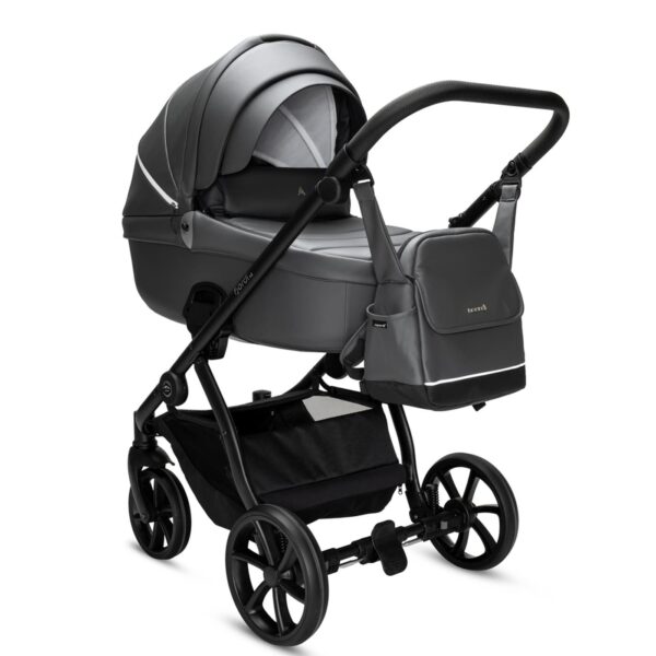 Noordi FJORDI V2 Kinderwagen in ECO LEDER | 2 IN 1 SET MIT BABYWANNE + SPORTWAGEN + Wickeltasche – Bild 33