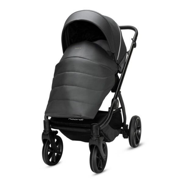 Noordi FJORDI V2 Kinderwagen in ECO LEDER | 2 IN 1 SET MIT BABYWANNE + SPORTWAGEN + Wickeltasche – Bild 38