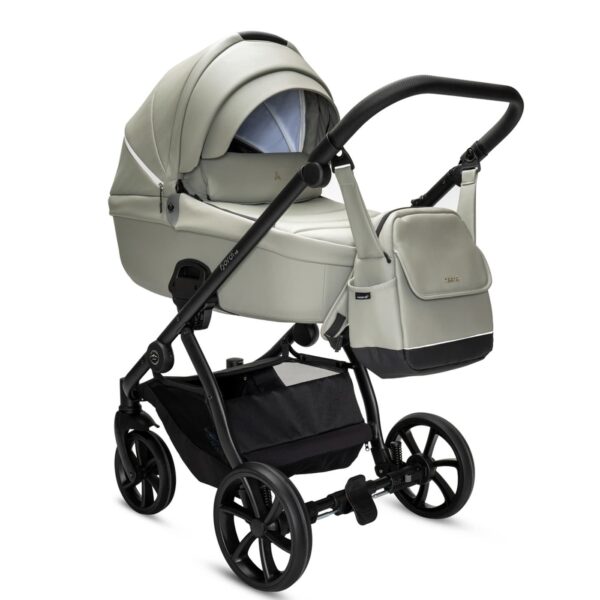 Noordi FJORDI V2 Kinderwagen in ECO LEDER | 2 IN 1 SET MIT BABYWANNE + SPORTWAGEN + Wickeltasche – Bild 19