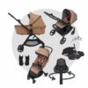 MEGASET Anex IQ BASIC Kinderwagen | Babywanne + Sportwagen + Reise-Buggy +Autoschale + Isofix | All in One Angebot