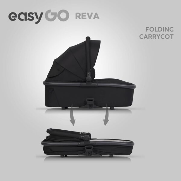 RKO REVA Kinderwagen | Sparset: Babywanne + Sportwagen + ALU-Gestell – Bild 11