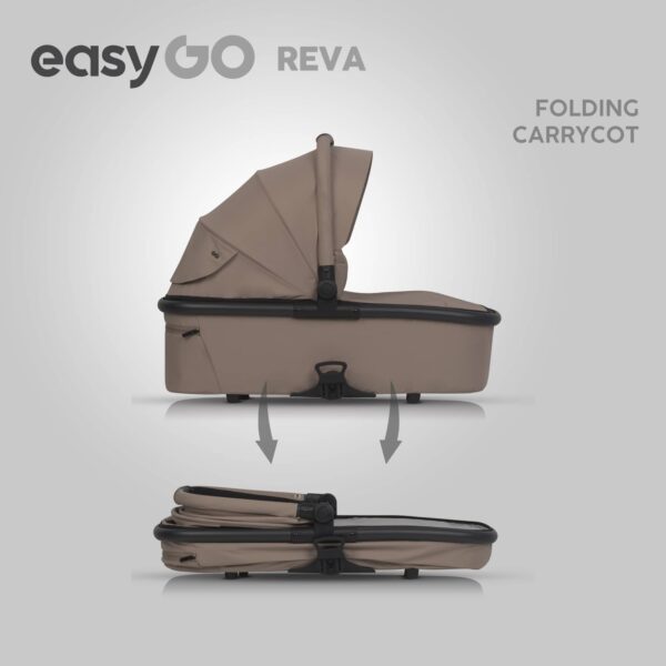 RKO REVA Kinderwagen | Sparset: Babywanne + Sportwagen + ALU-Gestell – Bild 63