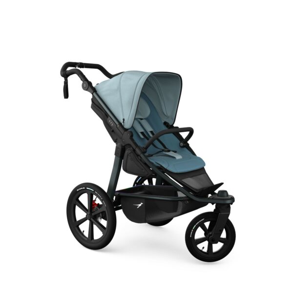 TFK Pro Sportkinderwagen/ Jogger | XXL Buggy mit der größten Sitzfläche am Markt mit 100 cm Liegefläche | + Gratis Paket – Bild 25