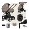 VENICCI CLARO | MEGASET: Kinderwagen mit Babywanne + Sportsitz + Zubehör + Autoschale + Isofix Station