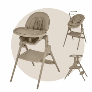Anex Ozy | 3-in-1-Sitz für Neugeborene, Hochstuhl und Lerntum
