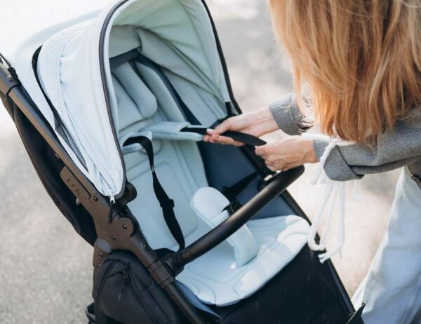 TFK Pro Sportkinderwagen/ Jogger | XXL Buggy mit der größten Sitzfläche am Markt mit 100 cm Liegefläche | + Gratis Paket – Bild 34