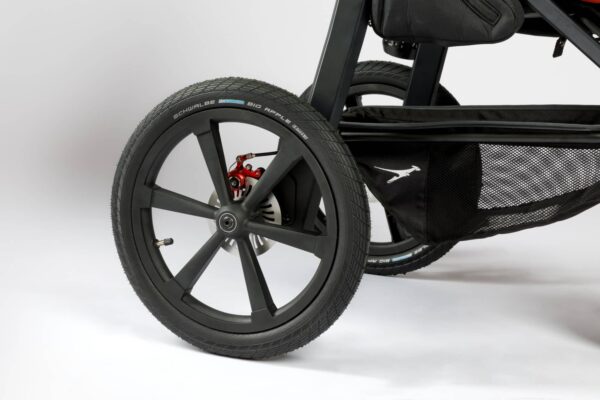 TFK Pro Sportkinderwagen/ Jogger | XXL Buggy mit der größten Sitzfläche am Markt mit 100 cm Liegefläche | + Gratis Paket – Bild 11