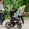 TFK Pro Sportkinderwagen/ Jogger | XXL Buggy mit der größten Sitzfläche am Markt mit 100 cm Liegefläche | + Gratis Paket – Bild 37