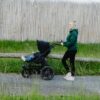 TFK Pro Sportkinderwagen/ Jogger | XXL Buggy mit der größten Sitzfläche am Markt mit 100 cm Liegefläche | + Gratis Paket – Bild 35