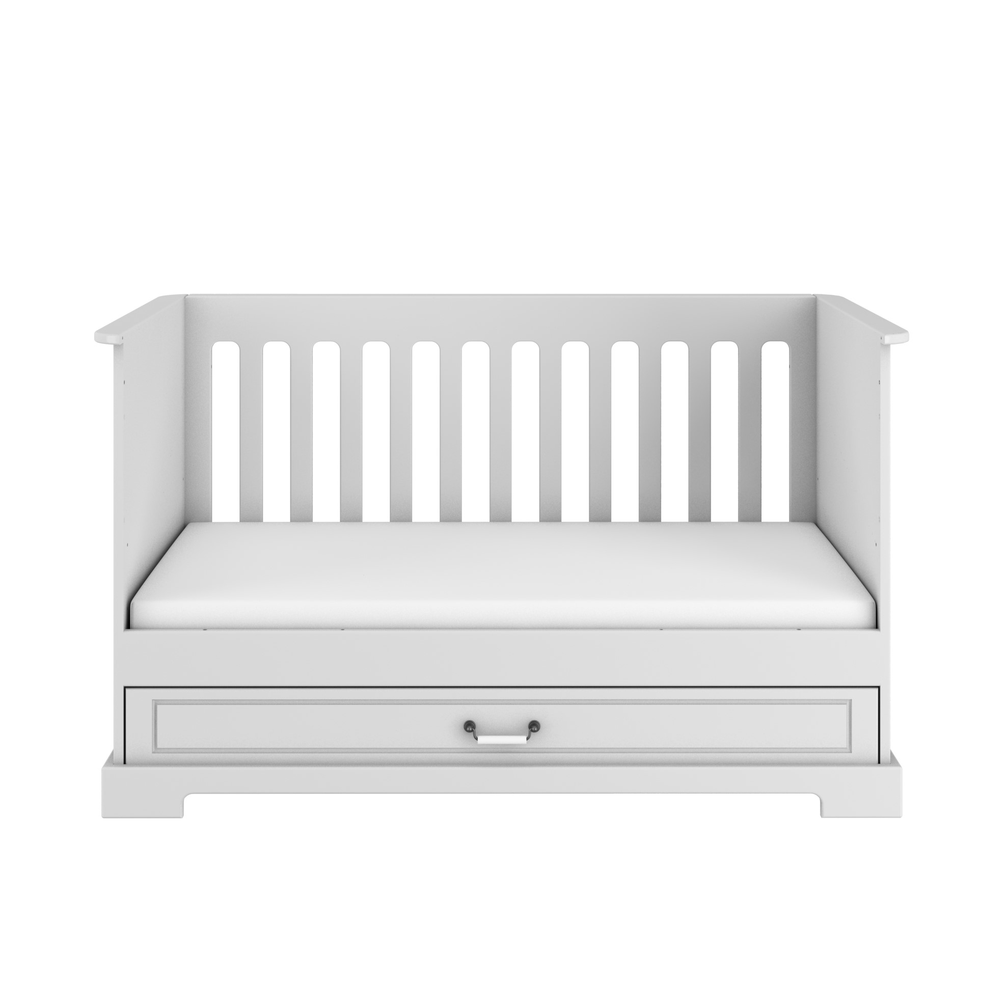 INES Bellamy Sparset Kinderzimmer | 3-teilig | Bett + Kommode + Schrank | Weiß – Bild 7