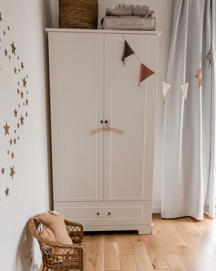 INES Bellamy Sparset Kinderzimmer | 3-teilig | Bett + Kommode + Schrank | Weiß – Bild 37