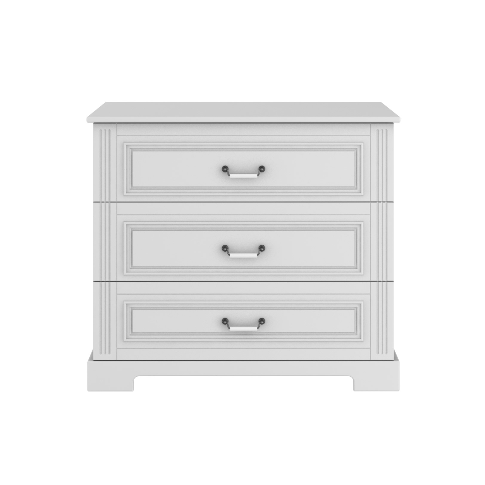 INES Bellamy Sparset Kinderzimmer | 3-teilig | Bett + Kommode + Schrank | Weiß – Bild 19