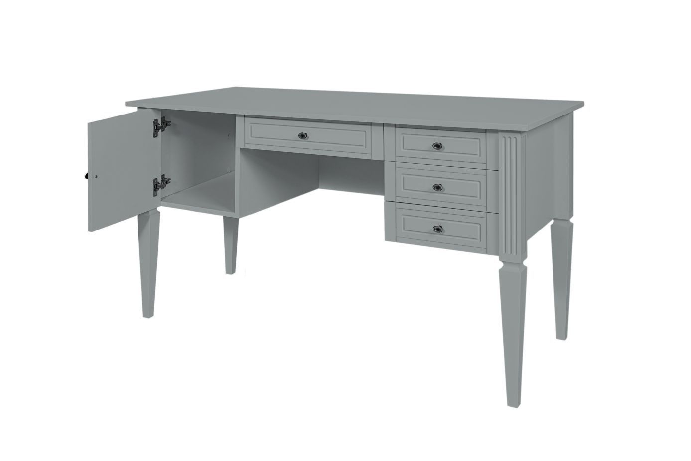 INES Bellamy Sparset Jugendzimmer | 3-teilig | Bett + Kommode + Schrank | Grau – Bild 27