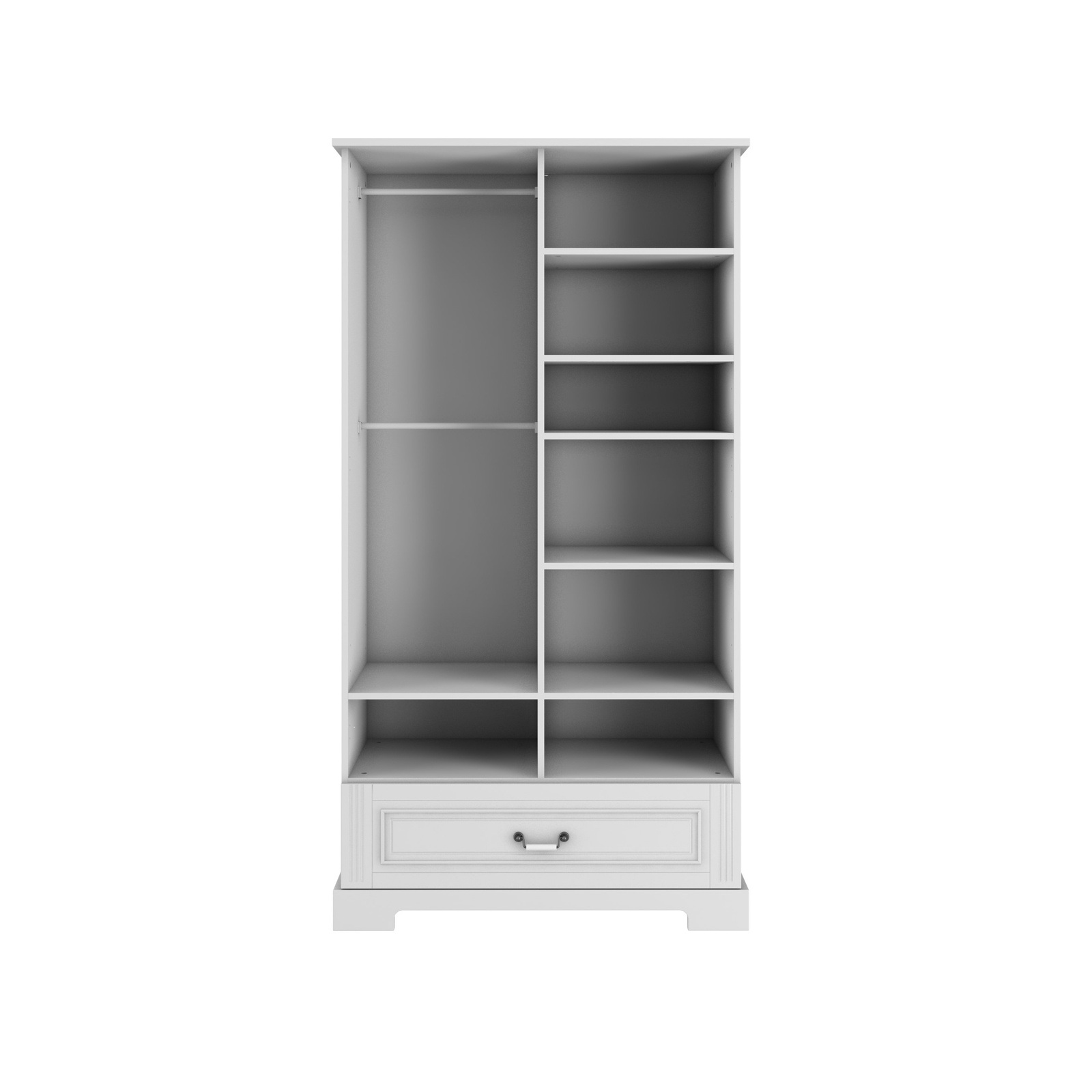 INES Bellamy Sparset Jugendzimmer | 3-teilig | Bett + Kommode + Schrank | Grau – Bild 15