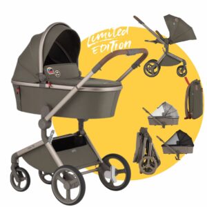 ANEX FLO #1 Limited Edition | Kinderwagen mit Babywanne + Sportwagen + Zubehör