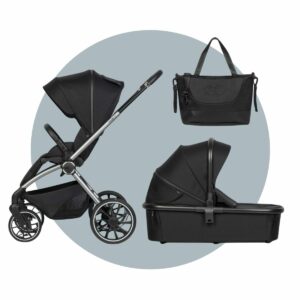 GIRO | Kinderwagen SET: Babywanne + Sportsitz + Gestell+ Wickeltasche
