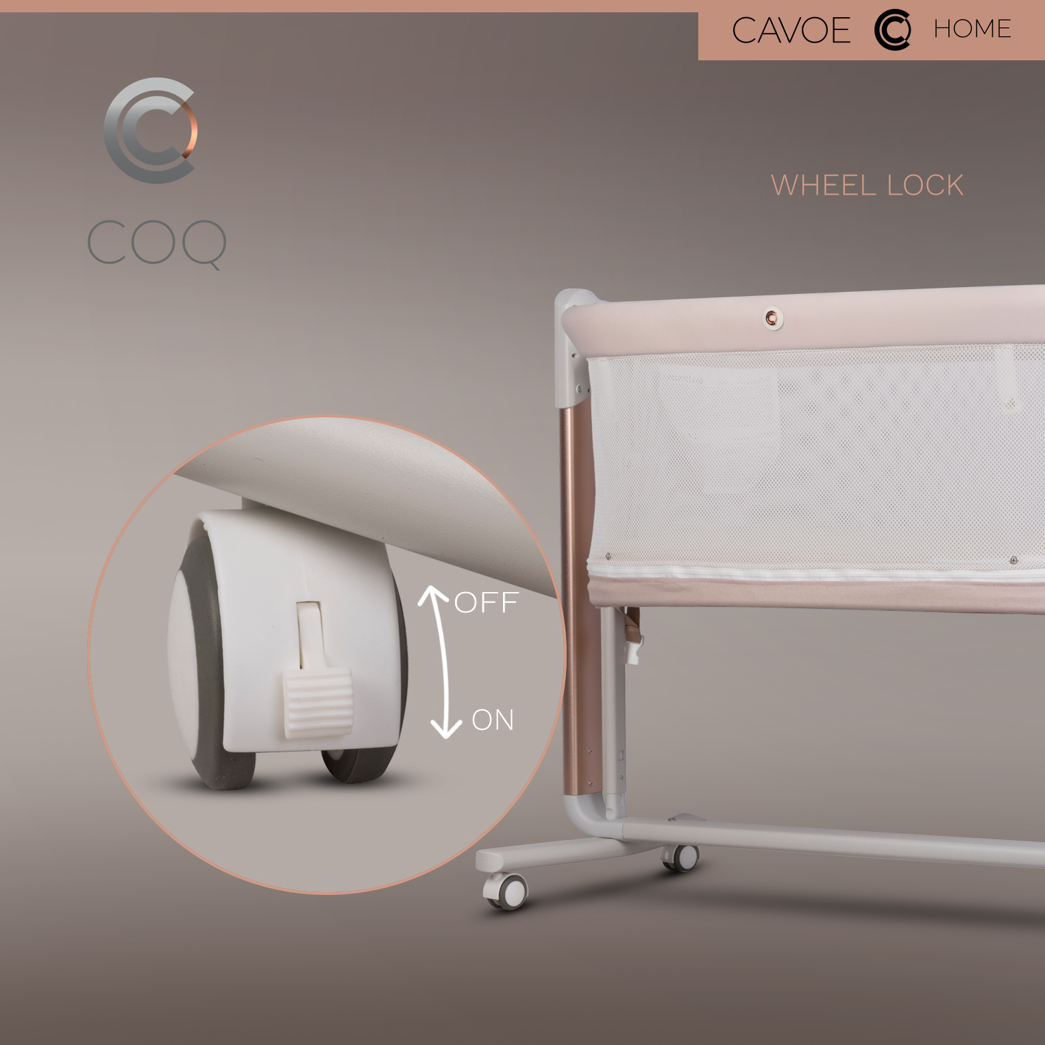 Cavoe COQ | Babybett mit elektrischer Wiegefunktion | 4in1 mit Bluetooth Lautsprecherfunktion – Bild 13