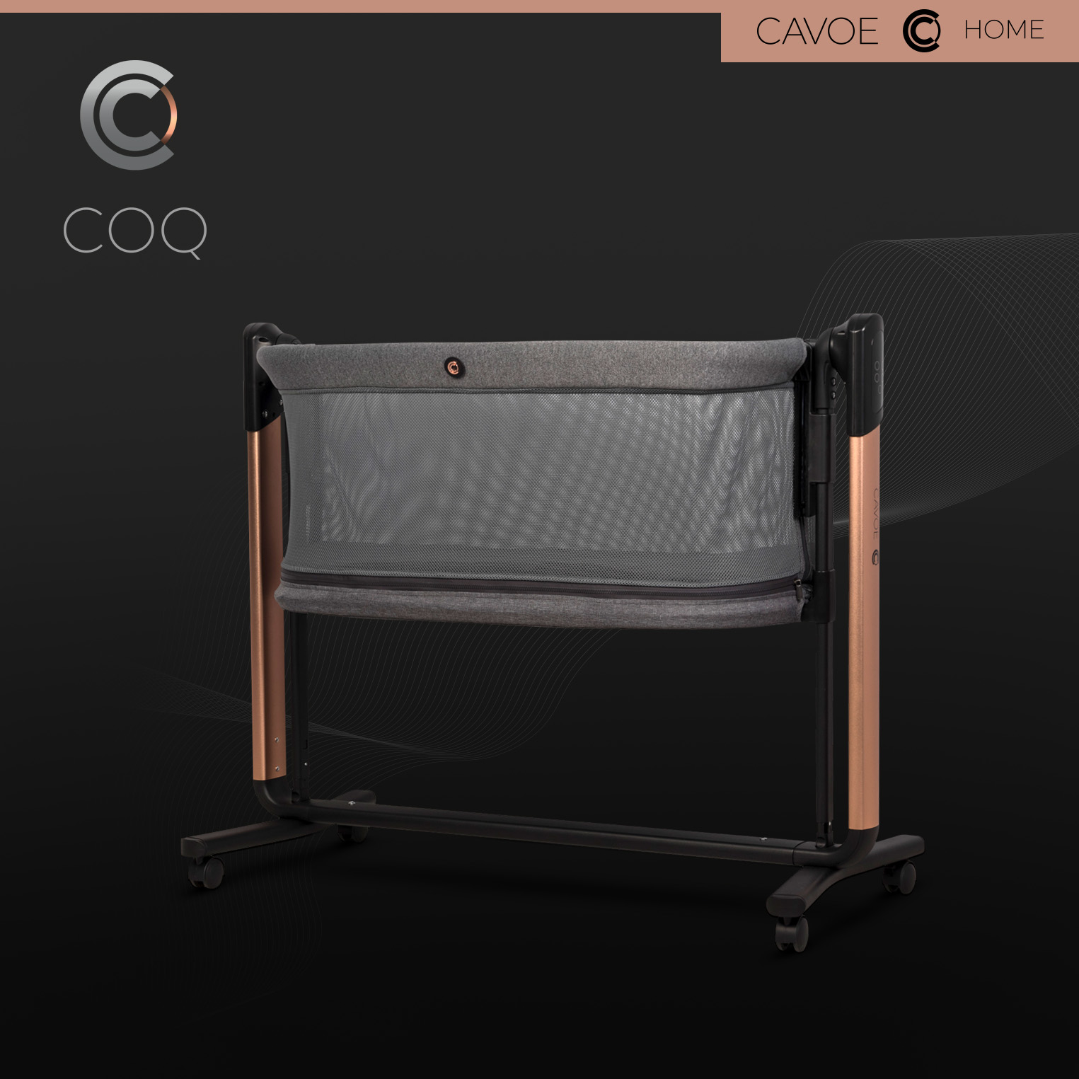 Cavoe COQ | Babybett mit elektrischer Wiegefunktion | 4in1 mit Bluetooth Lautsprecherfunktion – Bild 50