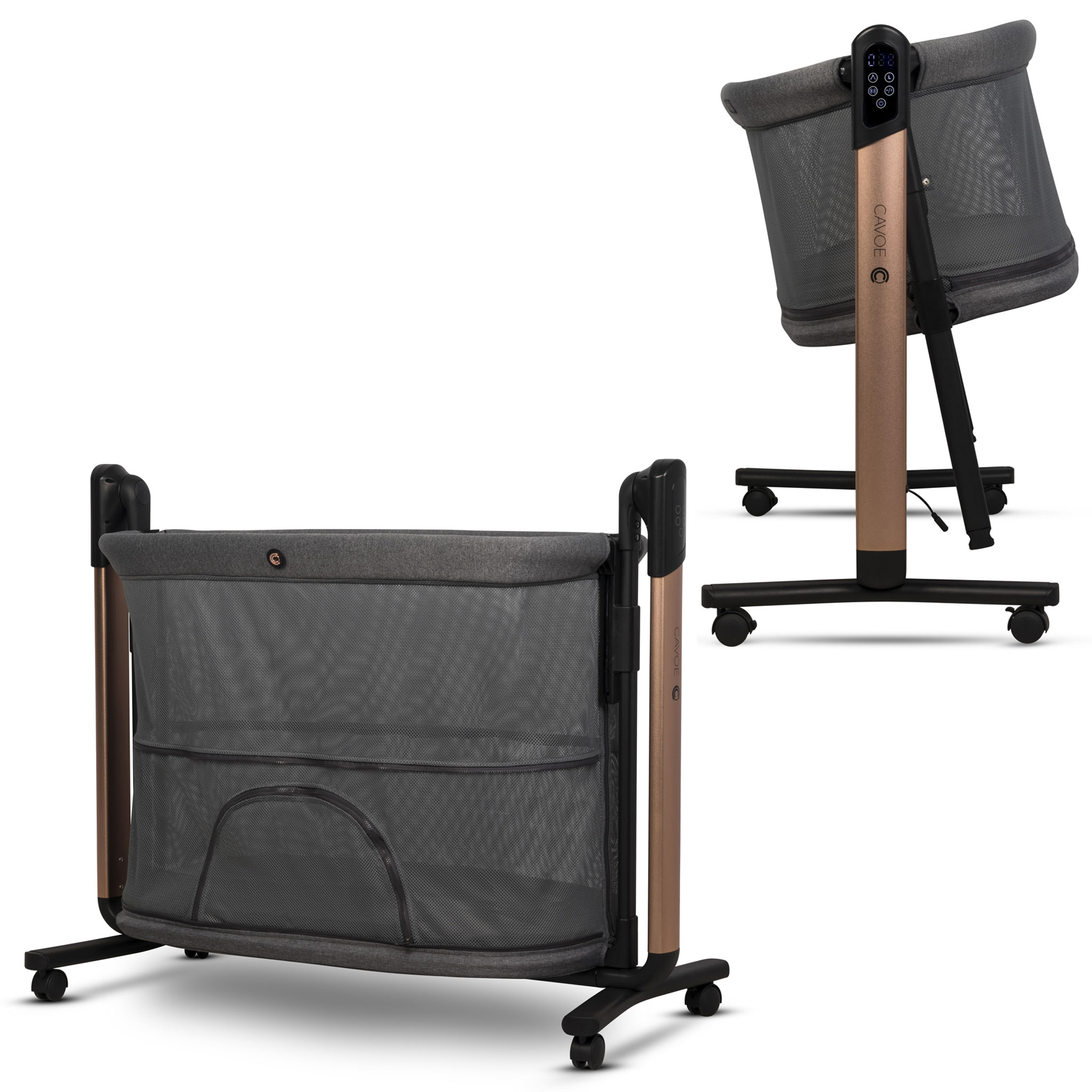 Cavoe COQ | Babybett mit elektrischer Wiegefunktion | 4in1 mit Bluetooth Lautsprecherfunktion – Bild 70