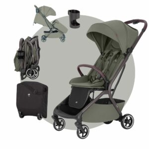 CARRELLO | MAGIA Buggy mit Transportasche & Zubehör | perfekt für Reisen | Handgepäcksgröße