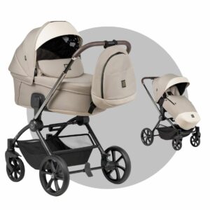 TUTIS GIO | 2 in 1 SET Kinderwagen mit Babywanne + Sportwagen + Wickeltasche