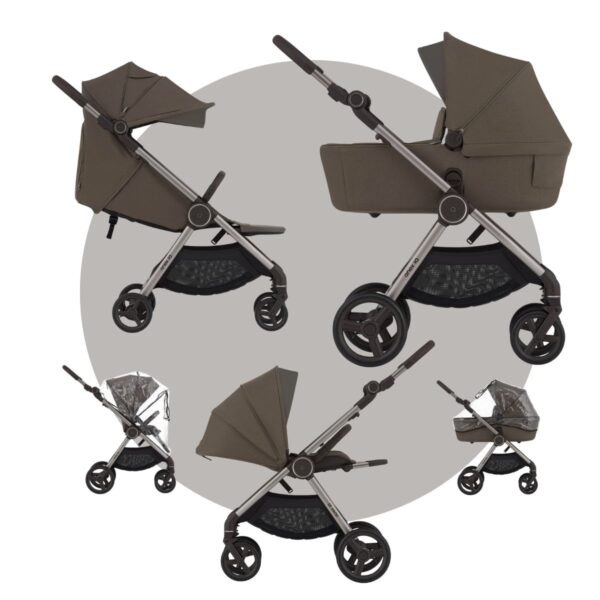 Anex IQ PREMIUM Kinderwagen | Babywanne + Sportwagen + Reise-Buggy | All in One Angebot