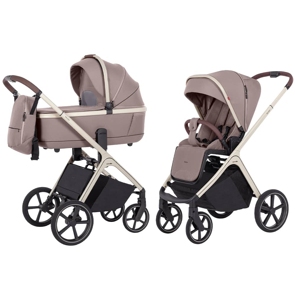 CARRELLO | VECTOR Kinderwagen | 14 tlg. SET: Babywanne + Sportsitz + Wickeltasche + Adapter – Bild 11
