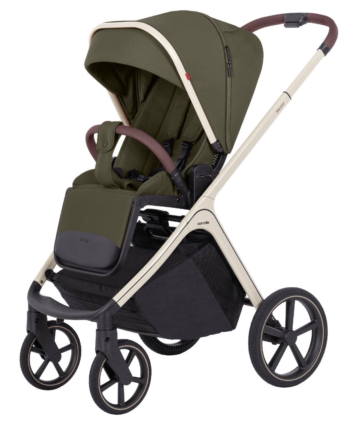 CARRELLO | VECTOR Kinderwagen | 14 tlg. SET: Babywanne + Sportsitz + Wickeltasche + Adapter – Bild 4